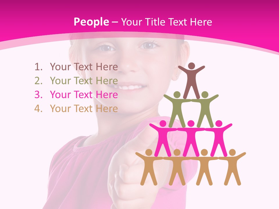 Expression Kid Blond PowerPoint Template