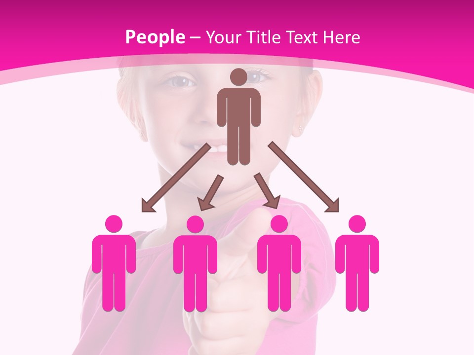 Expression Kid Blond PowerPoint Template