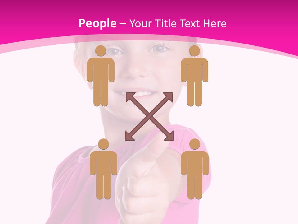 Expression Kid Blond PowerPoint Template