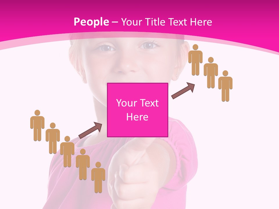 Expression Kid Blond PowerPoint Template