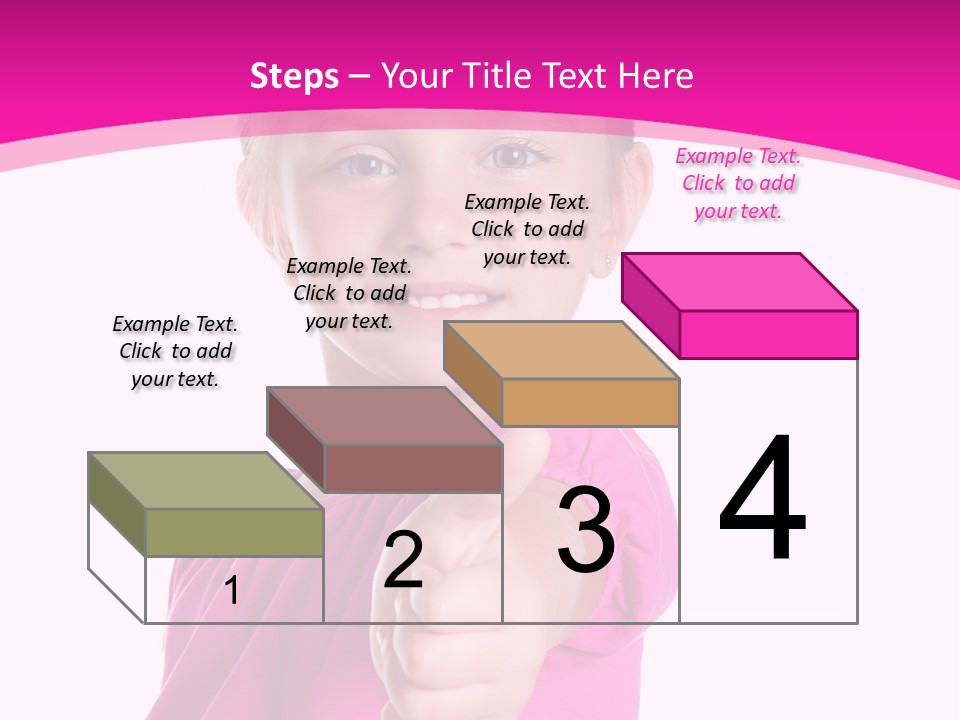 Expression Kid Blond PowerPoint Template