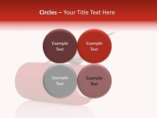 Red Needlecraft Hobby PowerPoint Template