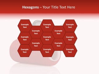 Red Needlecraft Hobby PowerPoint Template