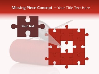 Red Needlecraft Hobby PowerPoint Template