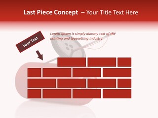 Red Needlecraft Hobby PowerPoint Template