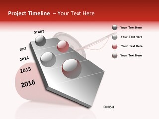 Red Needlecraft Hobby PowerPoint Template