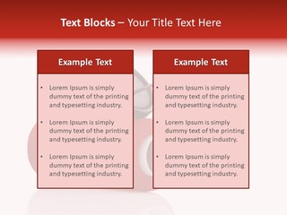 Red Needlecraft Hobby PowerPoint Template