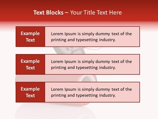 Red Needlecraft Hobby PowerPoint Template