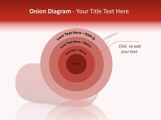 Red Needlecraft Hobby PowerPoint Template