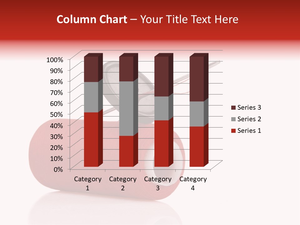 Red Needlecraft Hobby PowerPoint Template