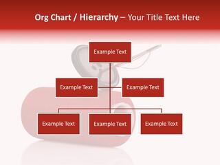 Red Needlecraft Hobby PowerPoint Template