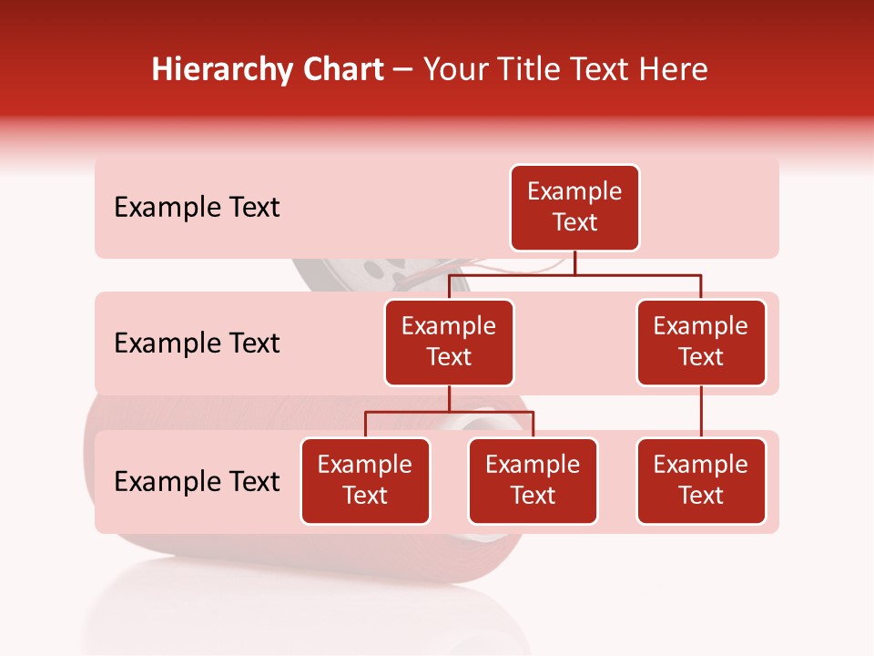 Red Needlecraft Hobby PowerPoint Template