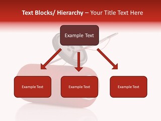 Red Needlecraft Hobby PowerPoint Template