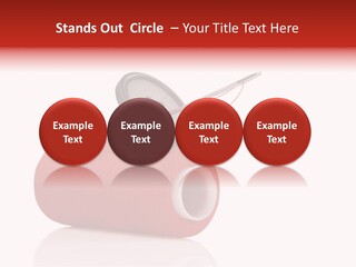 Red Needlecraft Hobby PowerPoint Template