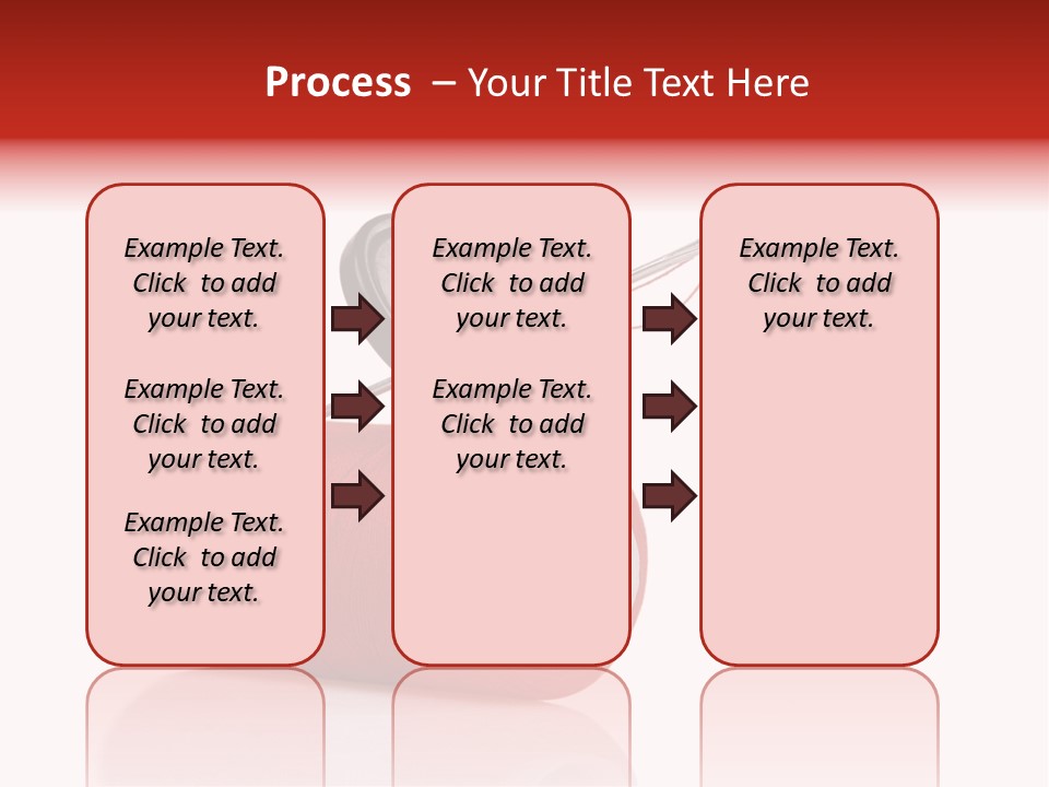 Red Needlecraft Hobby PowerPoint Template