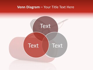 Red Needlecraft Hobby PowerPoint Template