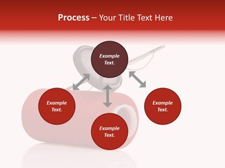 Red Needlecraft Hobby PowerPoint Template