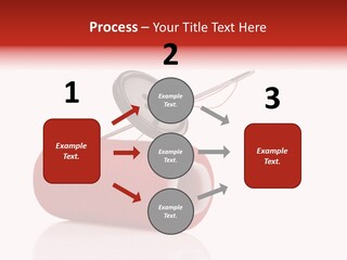 Red Needlecraft Hobby PowerPoint Template