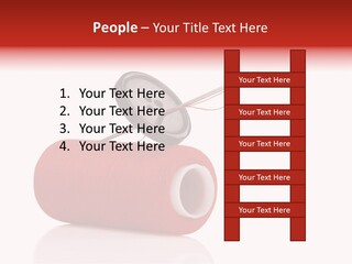 Red Needlecraft Hobby PowerPoint Template