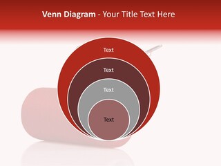 Red Needlecraft Hobby PowerPoint Template
