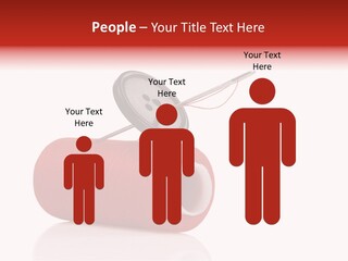 Red Needlecraft Hobby PowerPoint Template