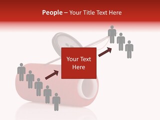 Red Needlecraft Hobby PowerPoint Template