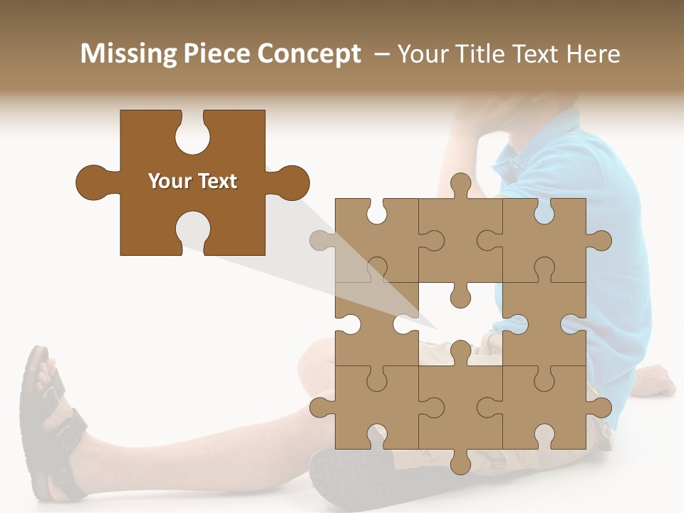 Boy Teen Cell PowerPoint Template