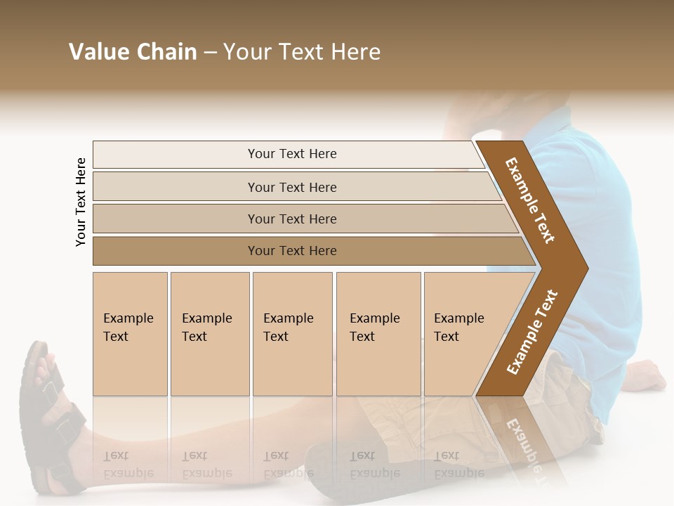 Boy Teen Cell PowerPoint Template