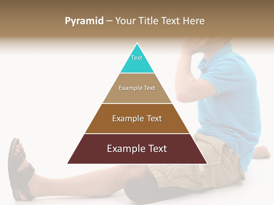 Boy Teen Cell PowerPoint Template