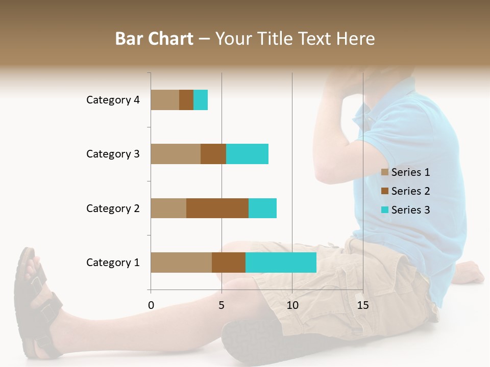 Boy Teen Cell PowerPoint Template