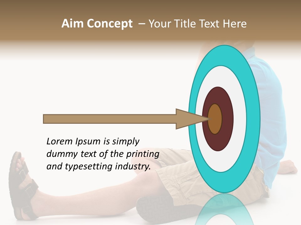 Boy Teen Cell PowerPoint Template