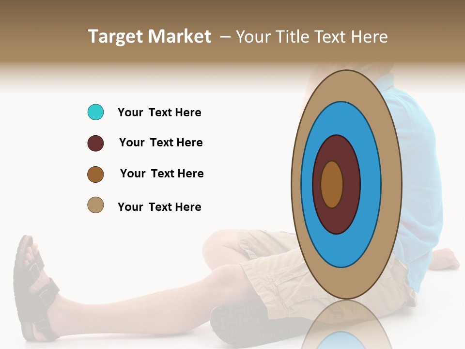 Boy Teen Cell PowerPoint Template