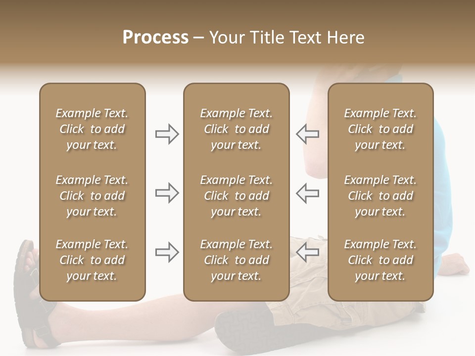 Boy Teen Cell PowerPoint Template