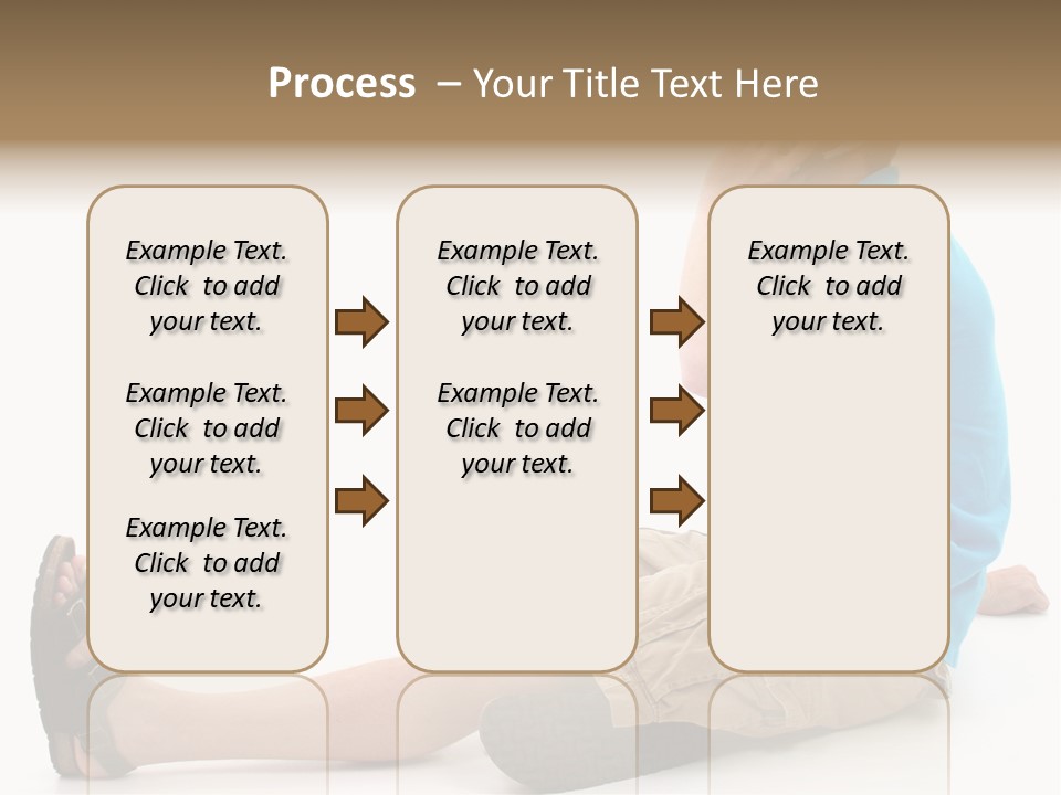 Boy Teen Cell PowerPoint Template