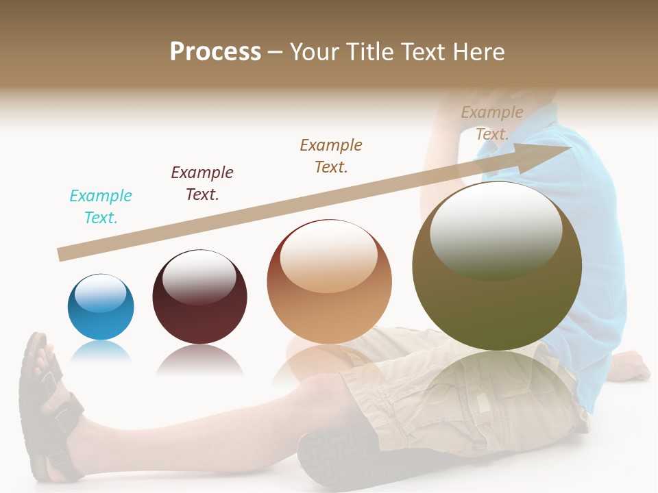 Boy Teen Cell PowerPoint Template