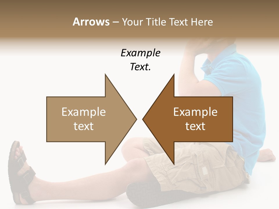 Boy Teen Cell PowerPoint Template