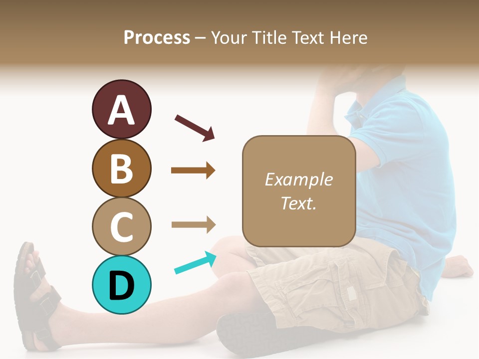 Boy Teen Cell PowerPoint Template