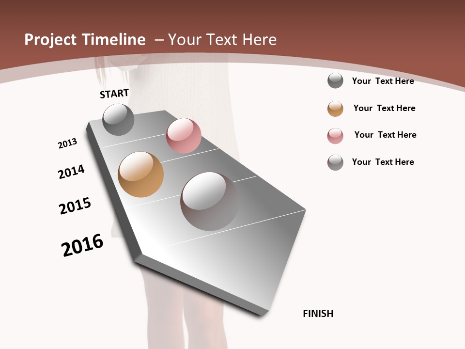 Marketing Standing Whiteboard PowerPoint Template