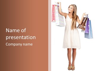 Buyer Gorgeous Happy PowerPoint Template