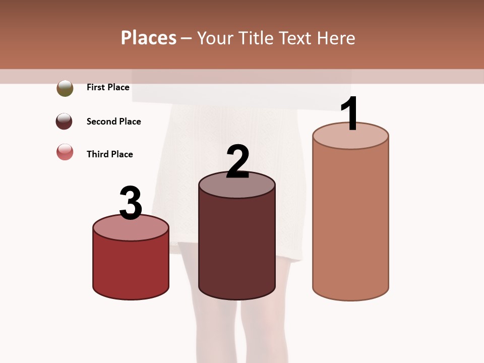 Whiteboard Placard Isolated PowerPoint Template