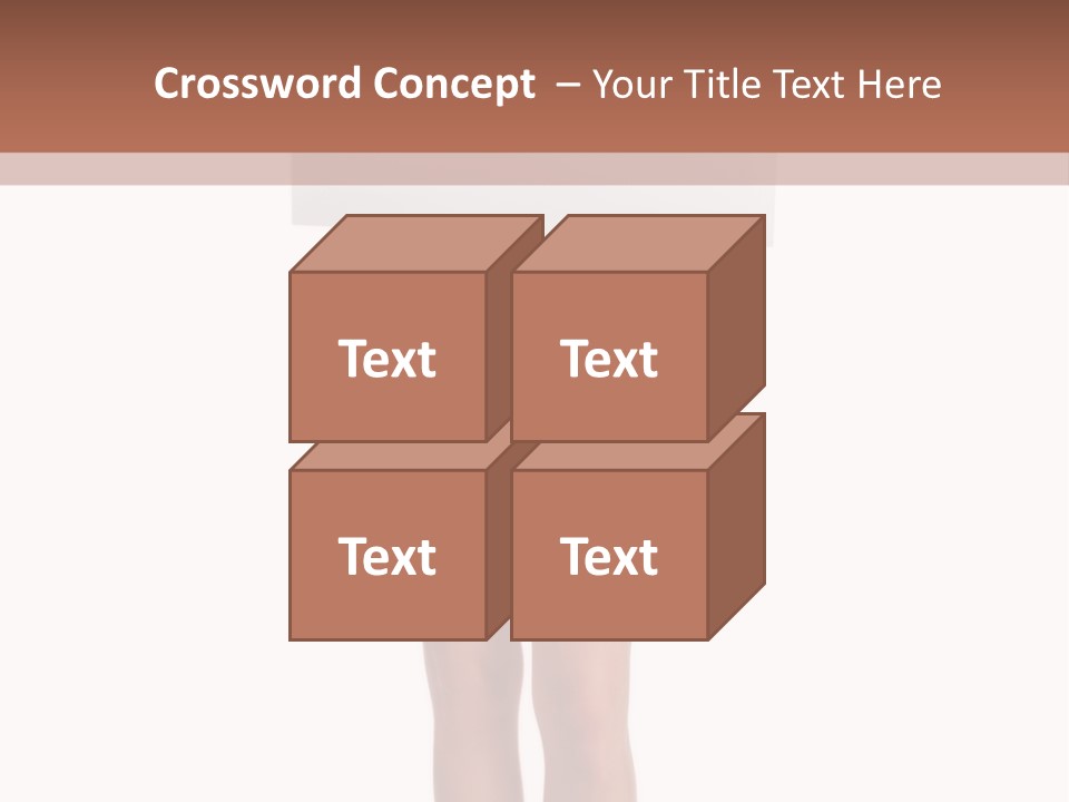 Whiteboard Placard Isolated PowerPoint Template