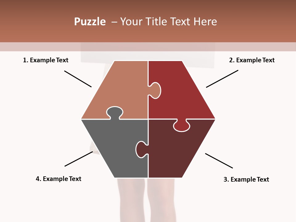 Whiteboard Placard Isolated PowerPoint Template
