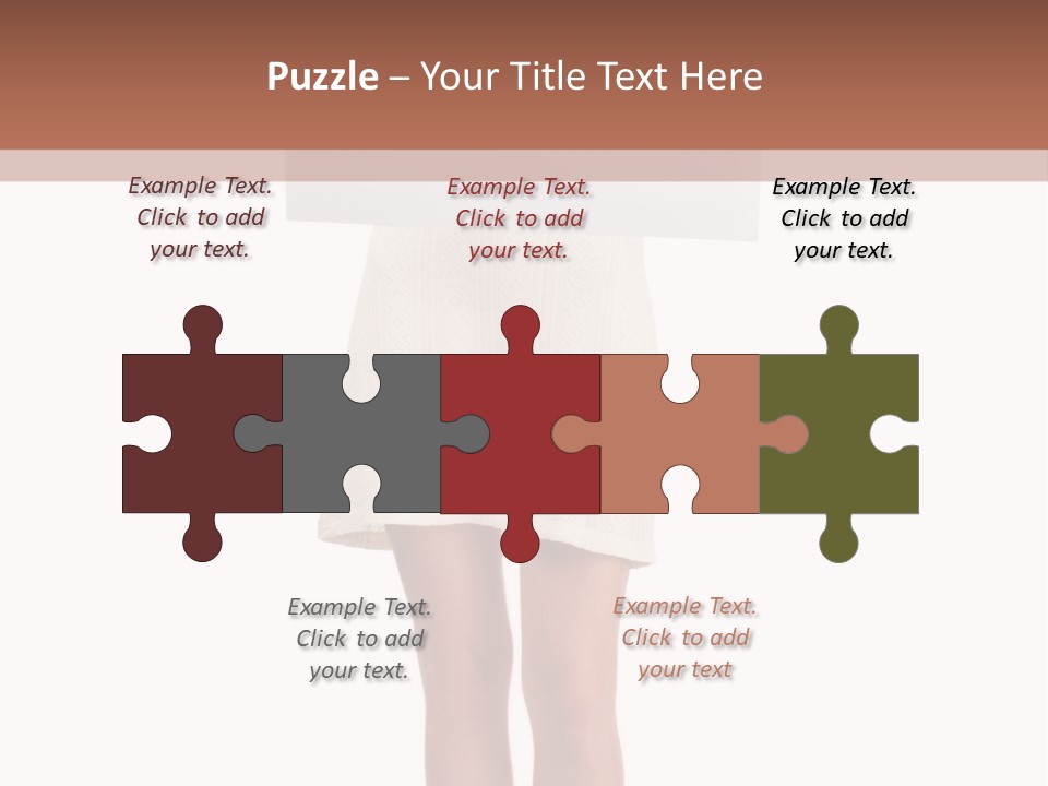 Whiteboard Placard Isolated PowerPoint Template