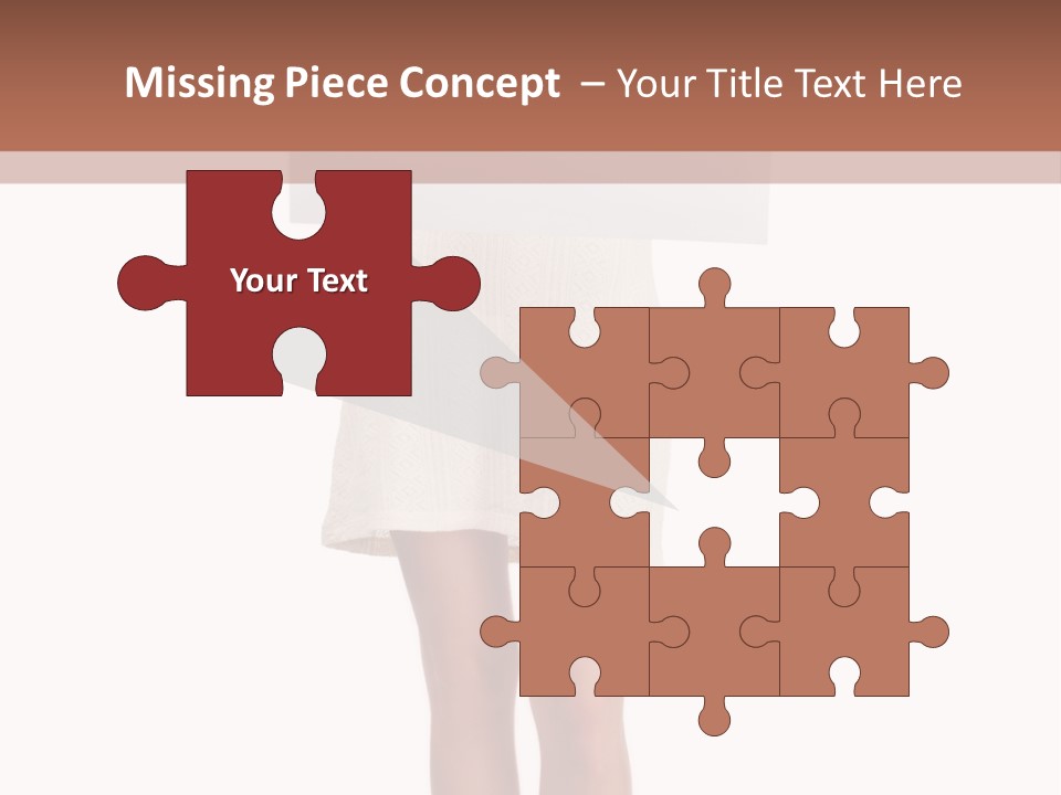 Whiteboard Placard Isolated PowerPoint Template