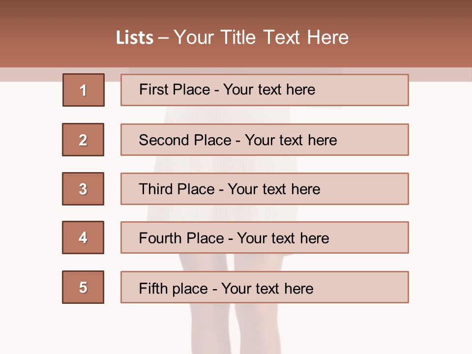 Whiteboard Placard Isolated PowerPoint Template