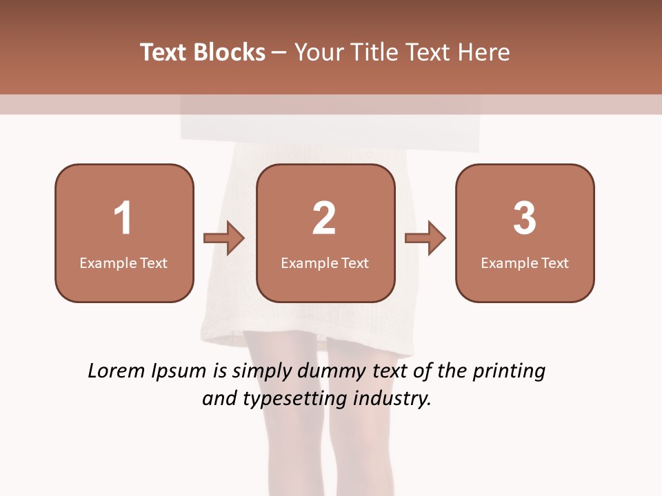 Whiteboard Placard Isolated PowerPoint Template