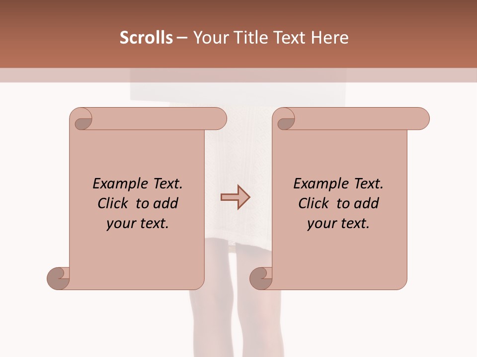 Whiteboard Placard Isolated PowerPoint Template