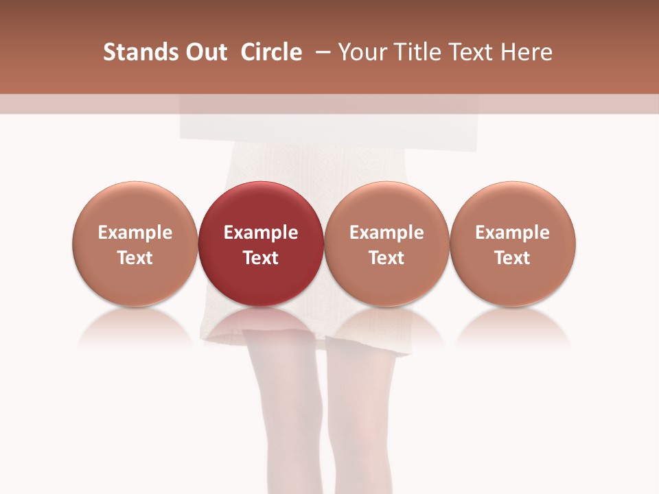 Whiteboard Placard Isolated PowerPoint Template