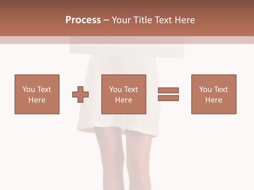 Whiteboard Placard Isolated PowerPoint Template