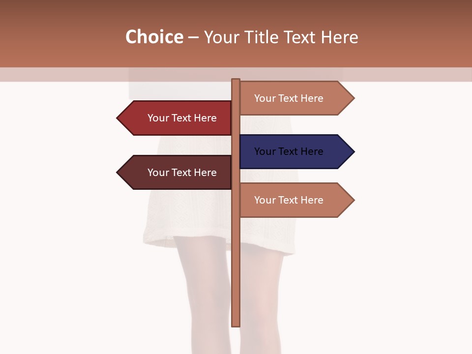 Whiteboard Placard Isolated PowerPoint Template